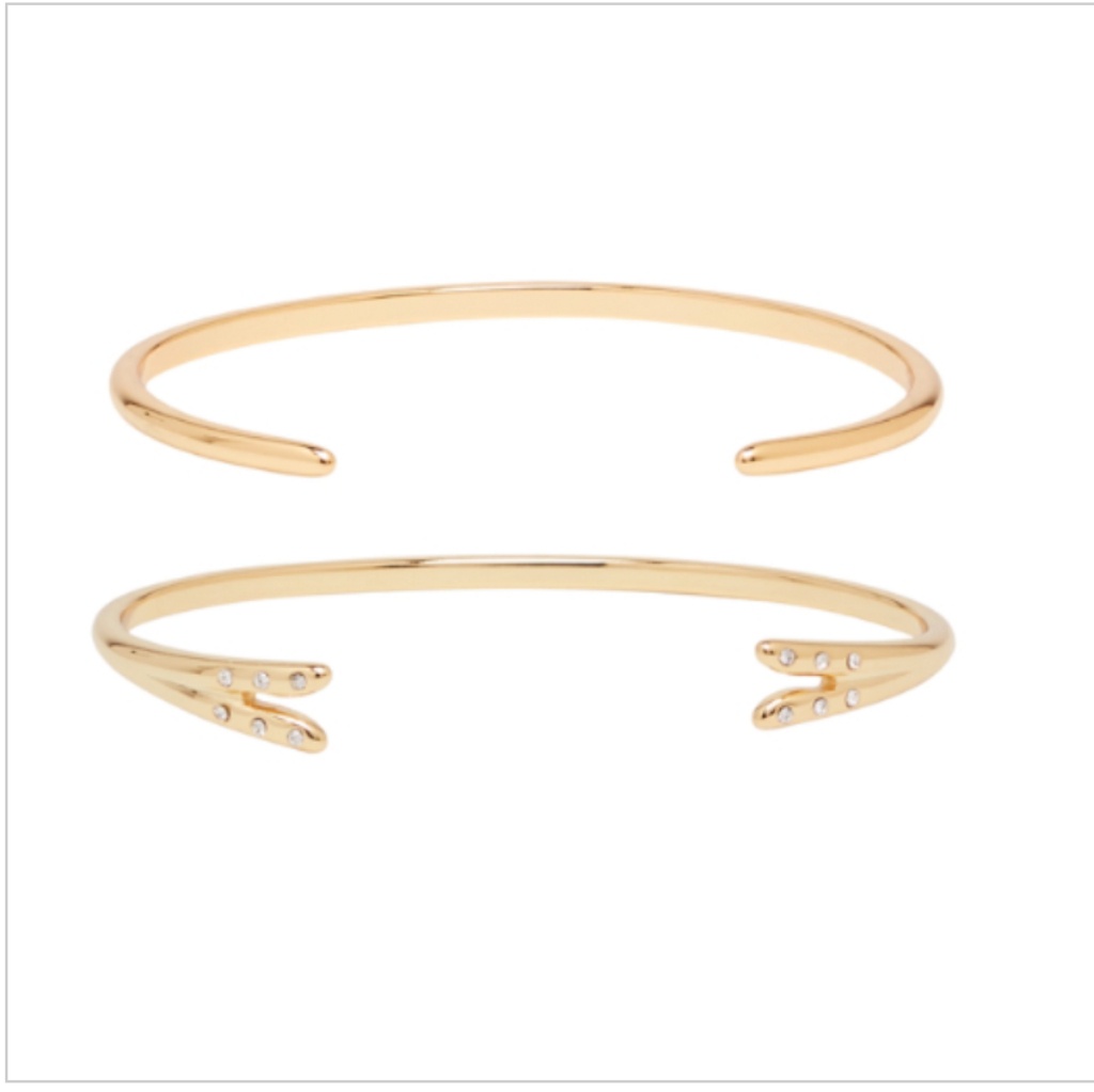 Michelle Campbell Gold Talon Bracelet Set